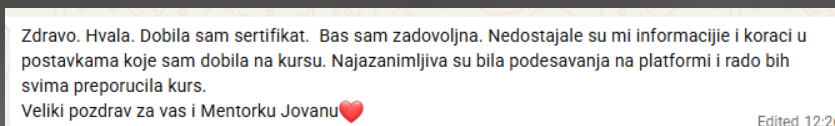 Впечаток од учесничка 1